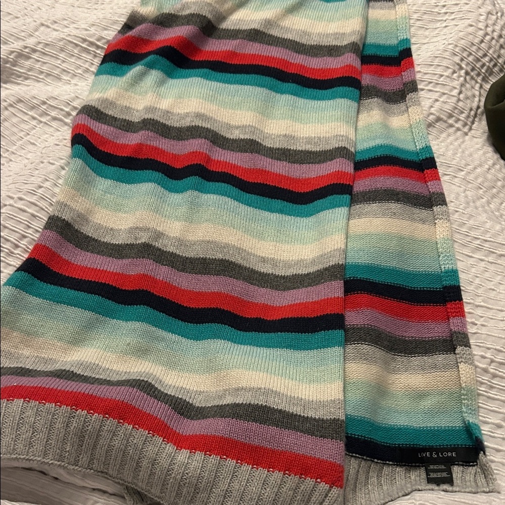 Striped scarf
